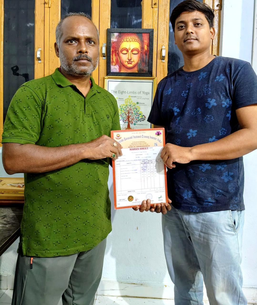 Nirvana certificate and marksheet handover
