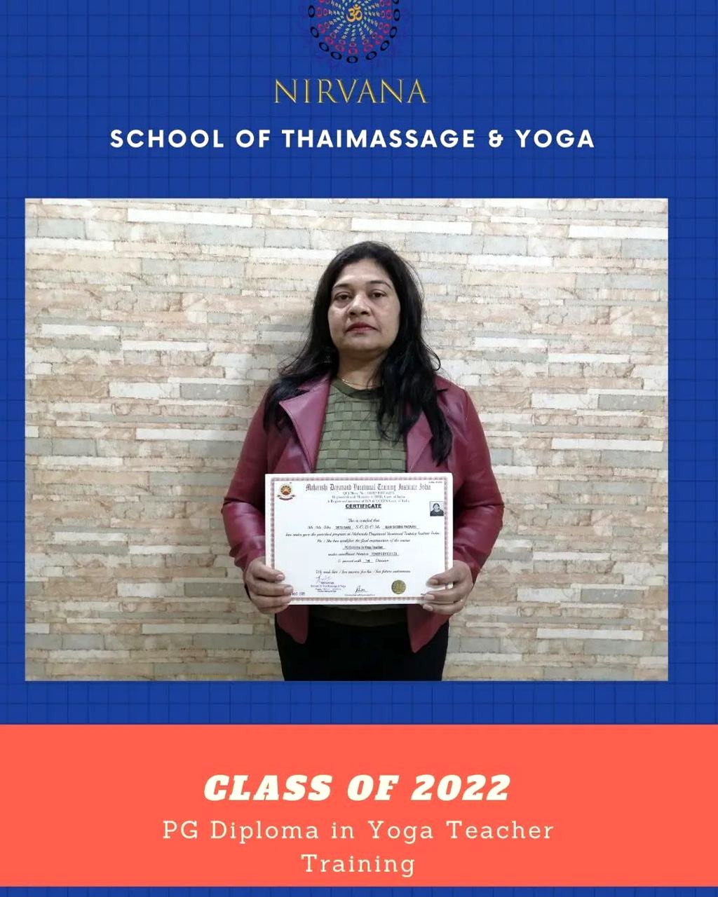 Woman PG Diploma graduate